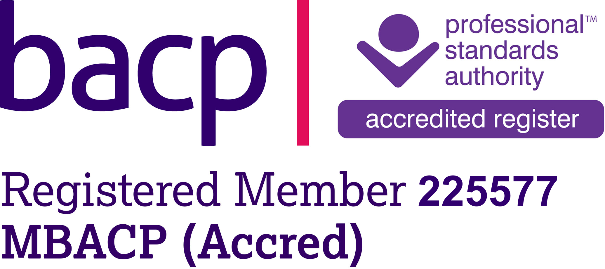 Janine BACP Membership Logo